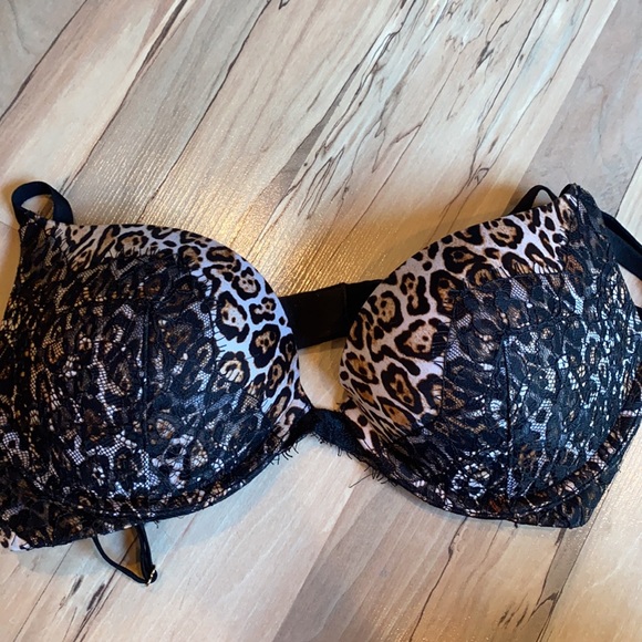 VS 32C Very Sexy Push-up Bra Leopard Print - Picture 4 of 4